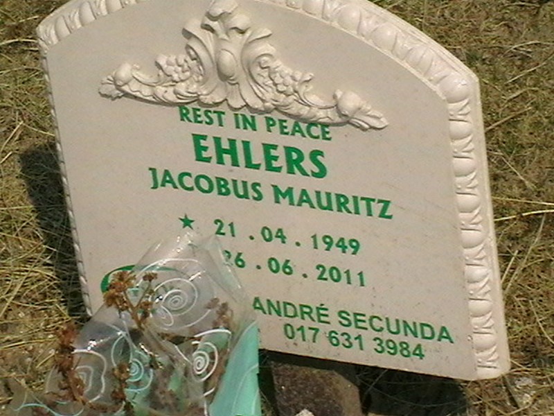 EHLERS Jacobus Mauritz 1949-2011