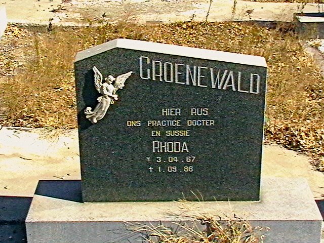 GROENEWALD Rhoda 1967-1986