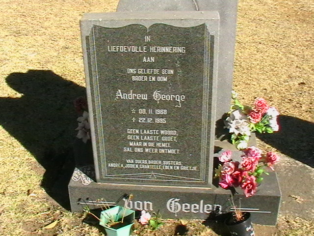 GEELEN Andrew George, van 1968-1995