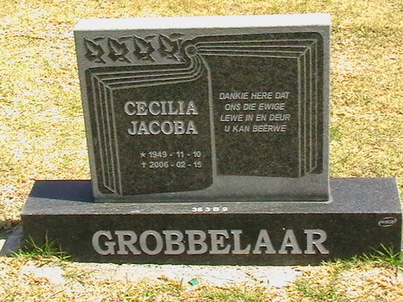 GROBBELAAR Cecilia Jacoba 1949-2006