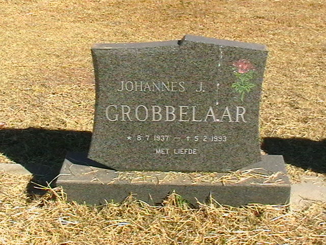 GROBBELAAR Johannes J. 1937-1993
