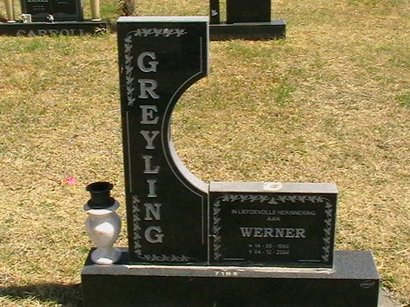 GREYLING Werner 1980-2004