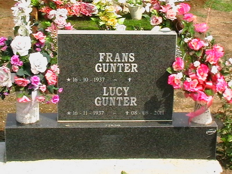 GUNTER Frans 1937- &amp; Lucy 1937-2011