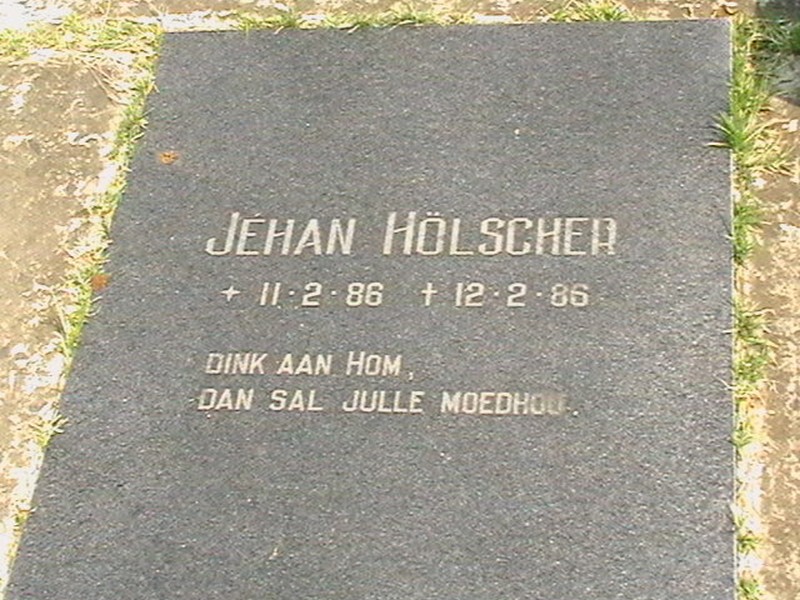HÖLSCHER Jéhan 1986-1986