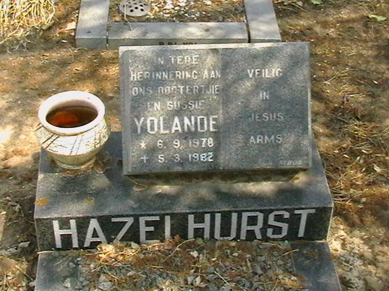 HAZELHURST Yolande 1978-1982