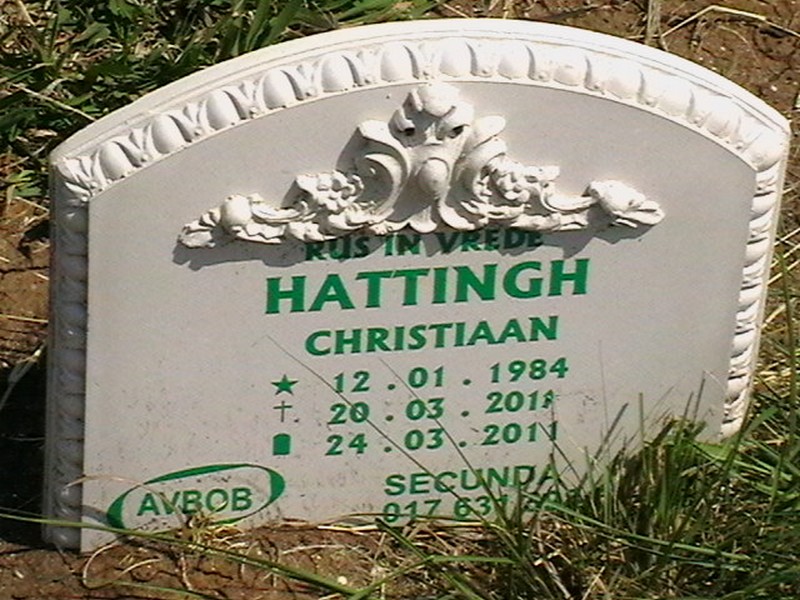HATTINGH Christiaan 1984-2011
