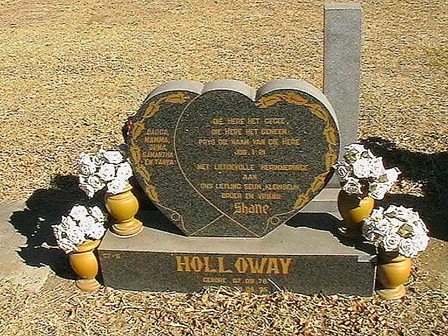 HOLLOWAY Shane 1978-1995