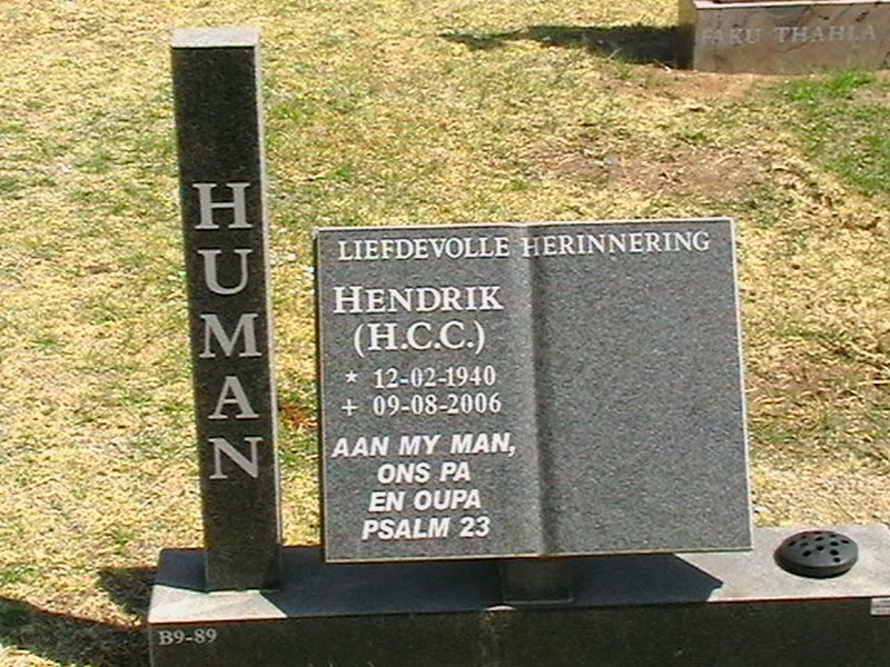 HUMAN H.C.C. 1940-2006