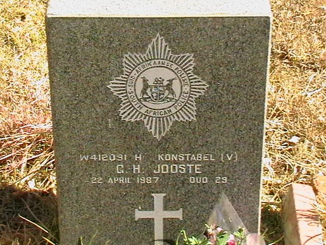 JOOSTE G.H. -1987