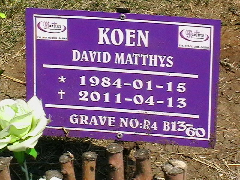 KOEN David Matthys 1984-2011