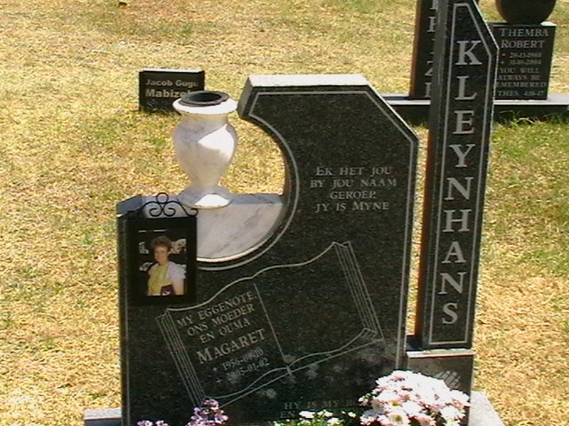 KLEYNHANS Magaret 1956-2005