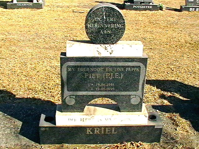 KRIEL P.J.E. 1955-1999