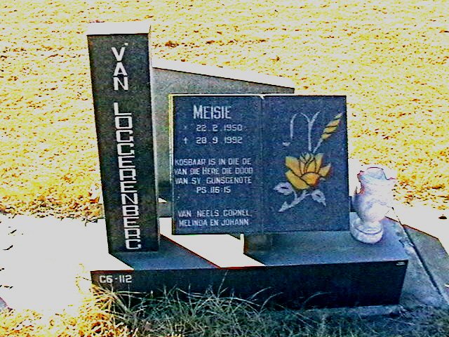 LOGGERENBERG Meisie, van 1950-1992