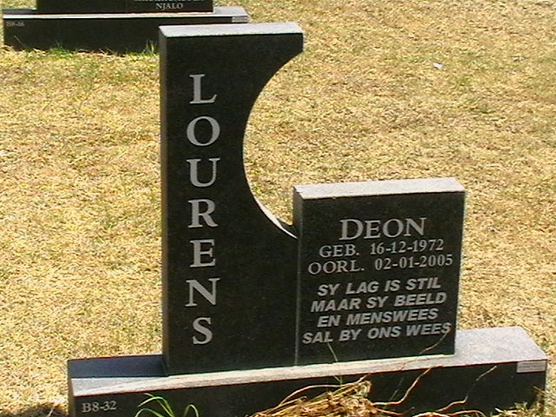 LOURENS Deon 1972-2005
