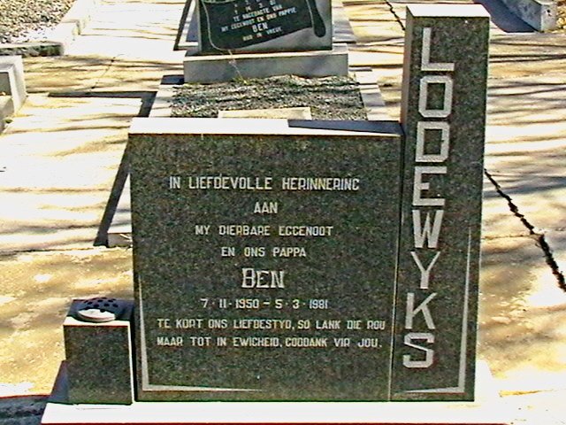 LODEWYKS Ben 1950-1981