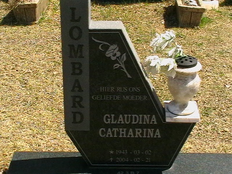 LOMBARD Glaudina Catharina 1943-2004