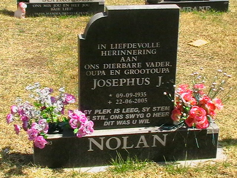 NOLAN Josephus J. 1935-2005