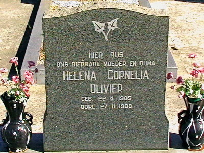 OLIVIER Helena Cornelia 1905-1988