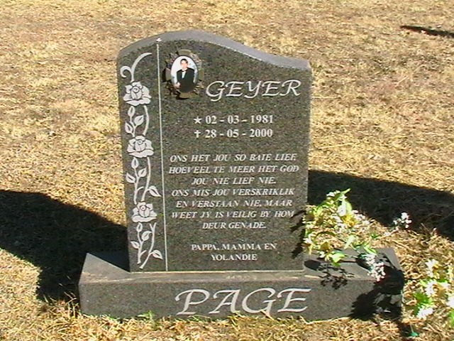 PAGE Geyer 1981-2000