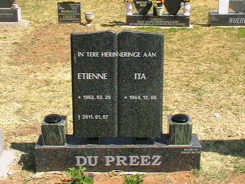 PREEZ Etienne, du 1962-2011 &amp; Ita 1964-
