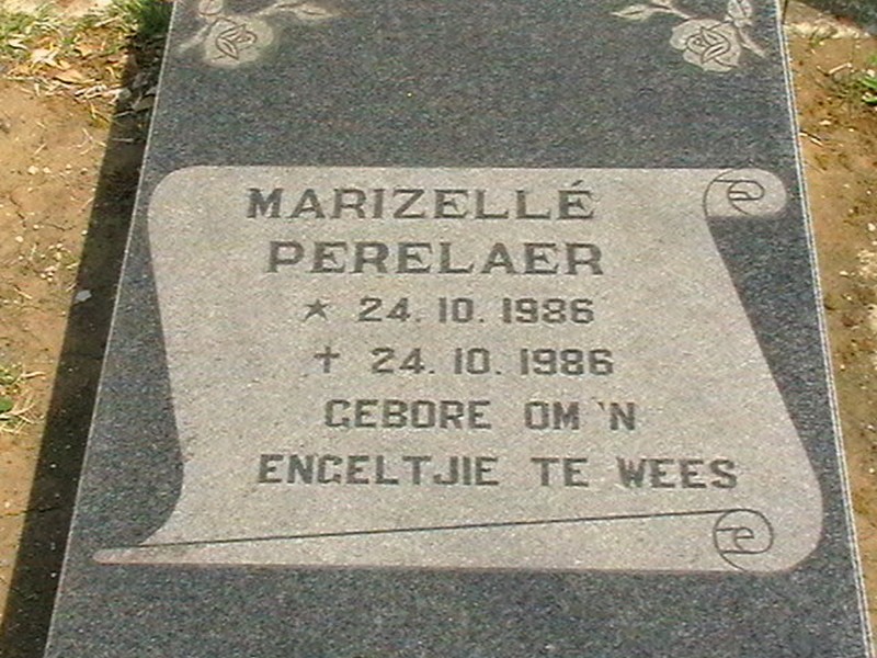 PERELAER Marizellé 1986-1986