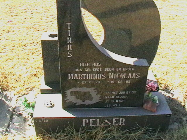 PELSER Marthinus Nicolaas 1978-1992