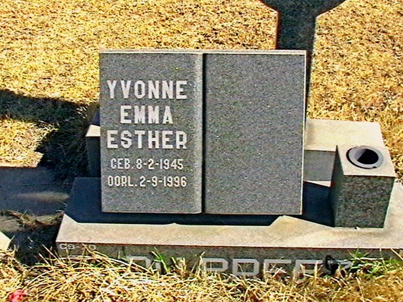 PREEZ Yvonne Emma Esther, du 1945-1996