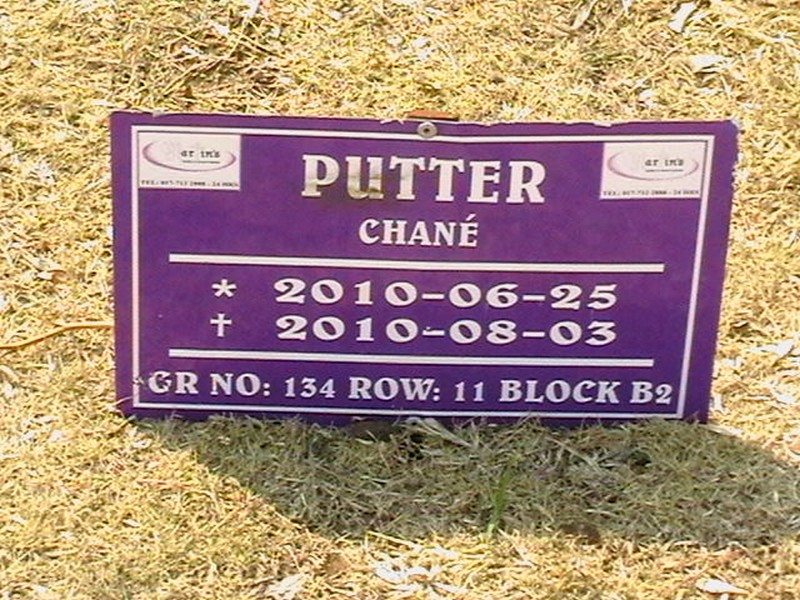 PUTTER Chané 2010-2010