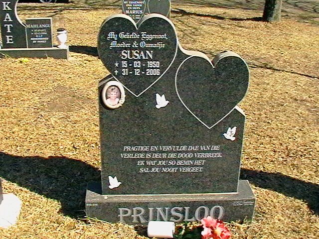 PRINSLOO Susan 1950-2006