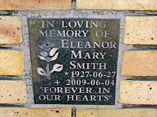 SMITH Eleanor Mary 1927-2009