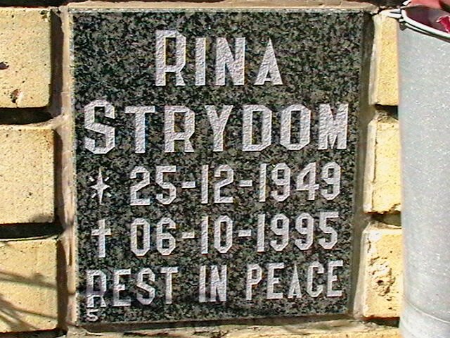 STRYDOM Rina 1949-1995
