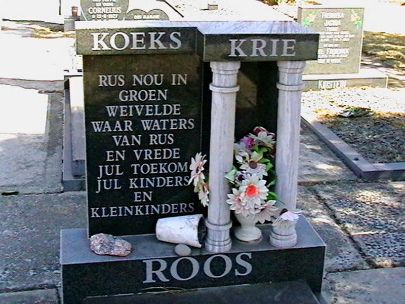 ROOS Koeks &amp; Krie