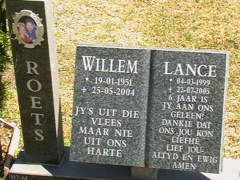 ROETS Willem 1951-2004 :: ROETS Lance 1999-2005