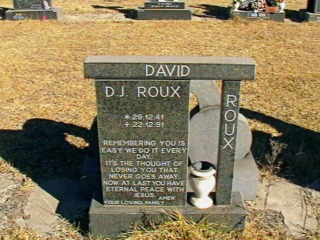 ROUX D.J. 1941-1991
