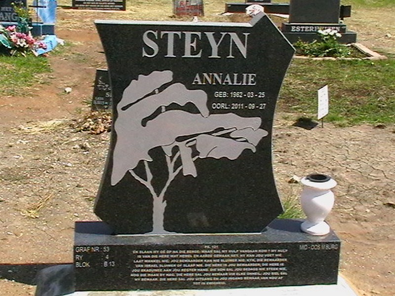 STEYN Annalie 1962-2011