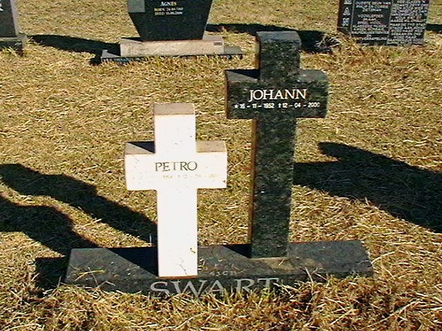 SWART Johann 1952-2000 &amp; Petro 1954-2000