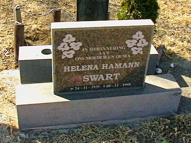 SWART Helena Hamann 1935-1998