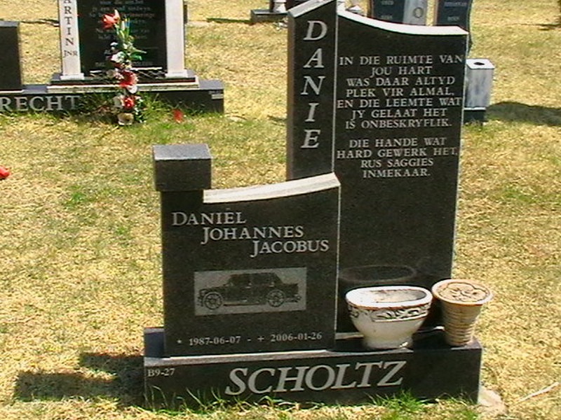 SCHOLTZ Daniël Johannes Jacobus 1987-2006
