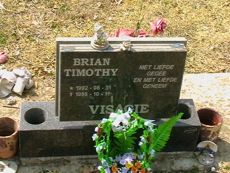 VISAGIE Brian Timothy 1992-1995