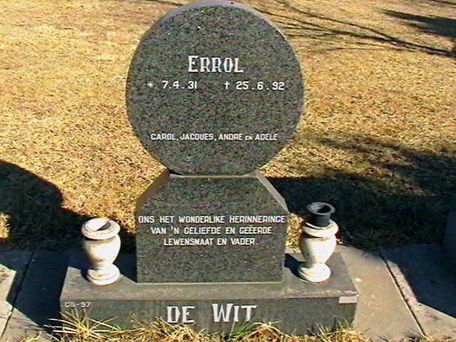 WIT Errol, de 1931-1992