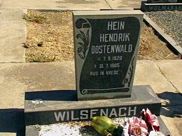 WILSENACH Hein Hendrik Oostenwald 1920-1985