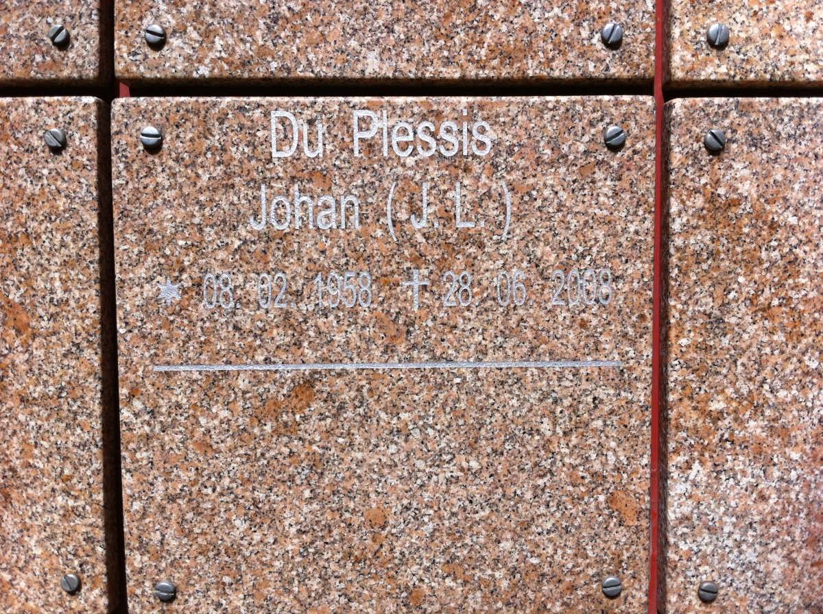 PLESSIS J.L., du 1958-2008