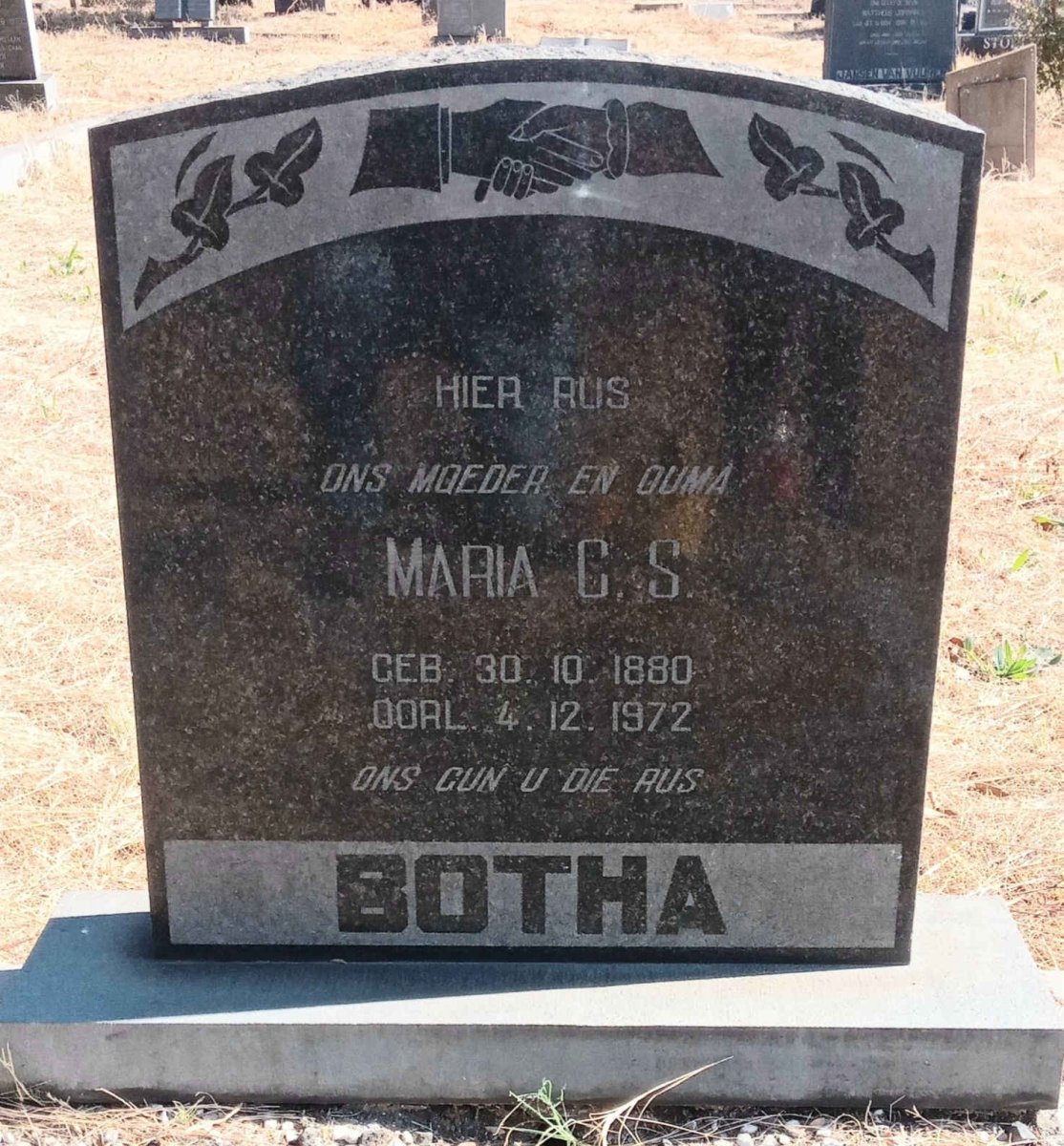 BOTHA Maria C.S. 1880-1972