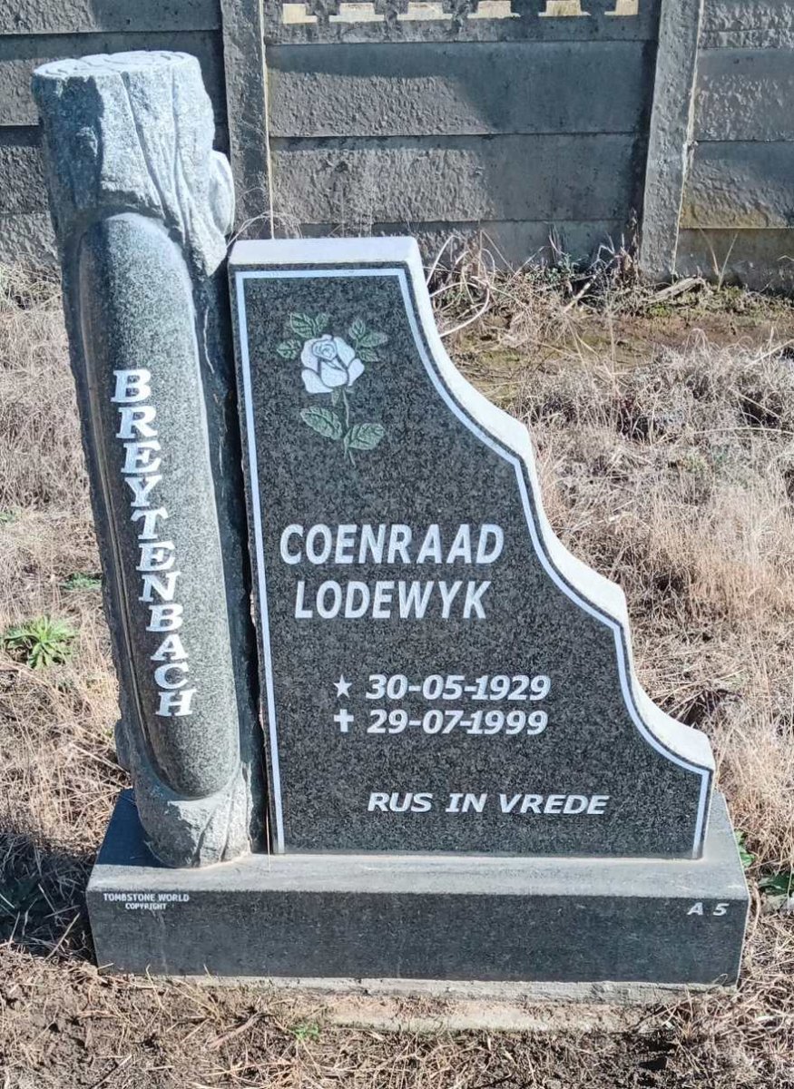BREYTENBACH Coenraad Lodewyk 1929-1999