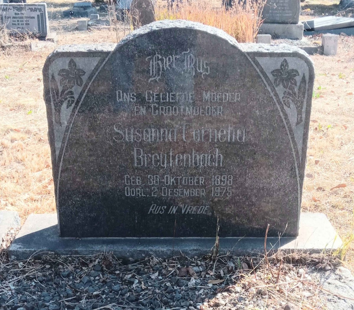 BREYTENBACH Susanna Cornelia 1898-1975