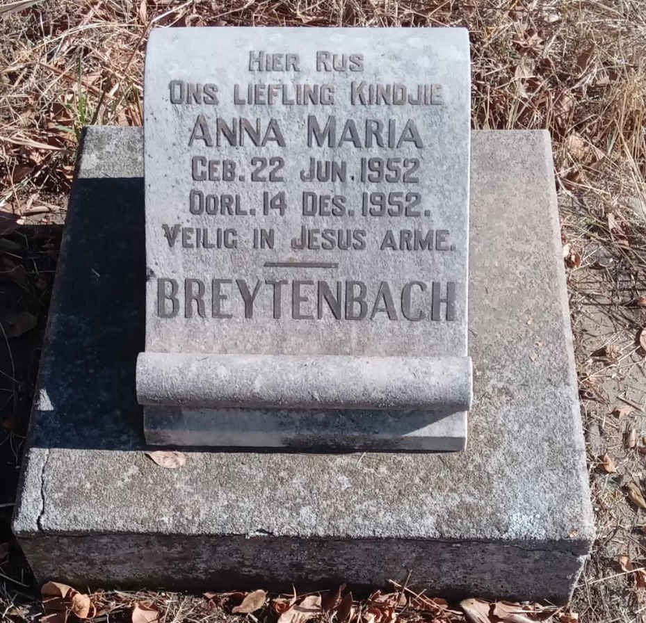 BREYTENBACH Anna Maria 1952-1952