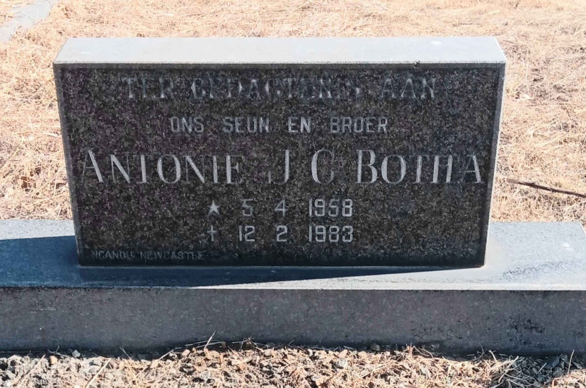 BOTHA Antonie J.C. 1958-1983