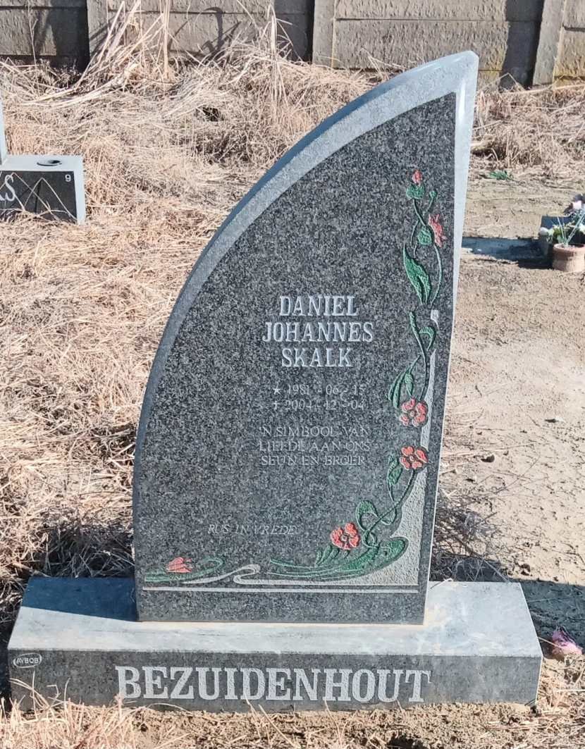 BEZUIDENHOUT Daniel Johannes Skalk 1981-2004