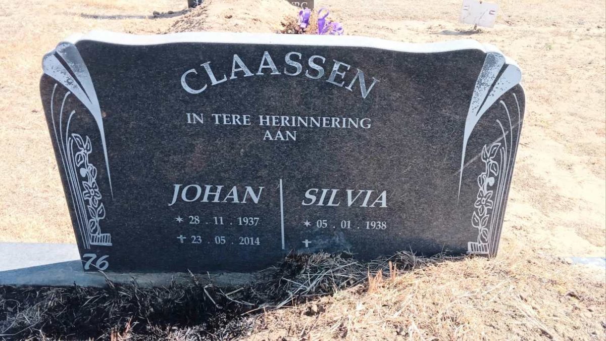 CLAASSEN Johan 1937-2014 & Silvia 1938-