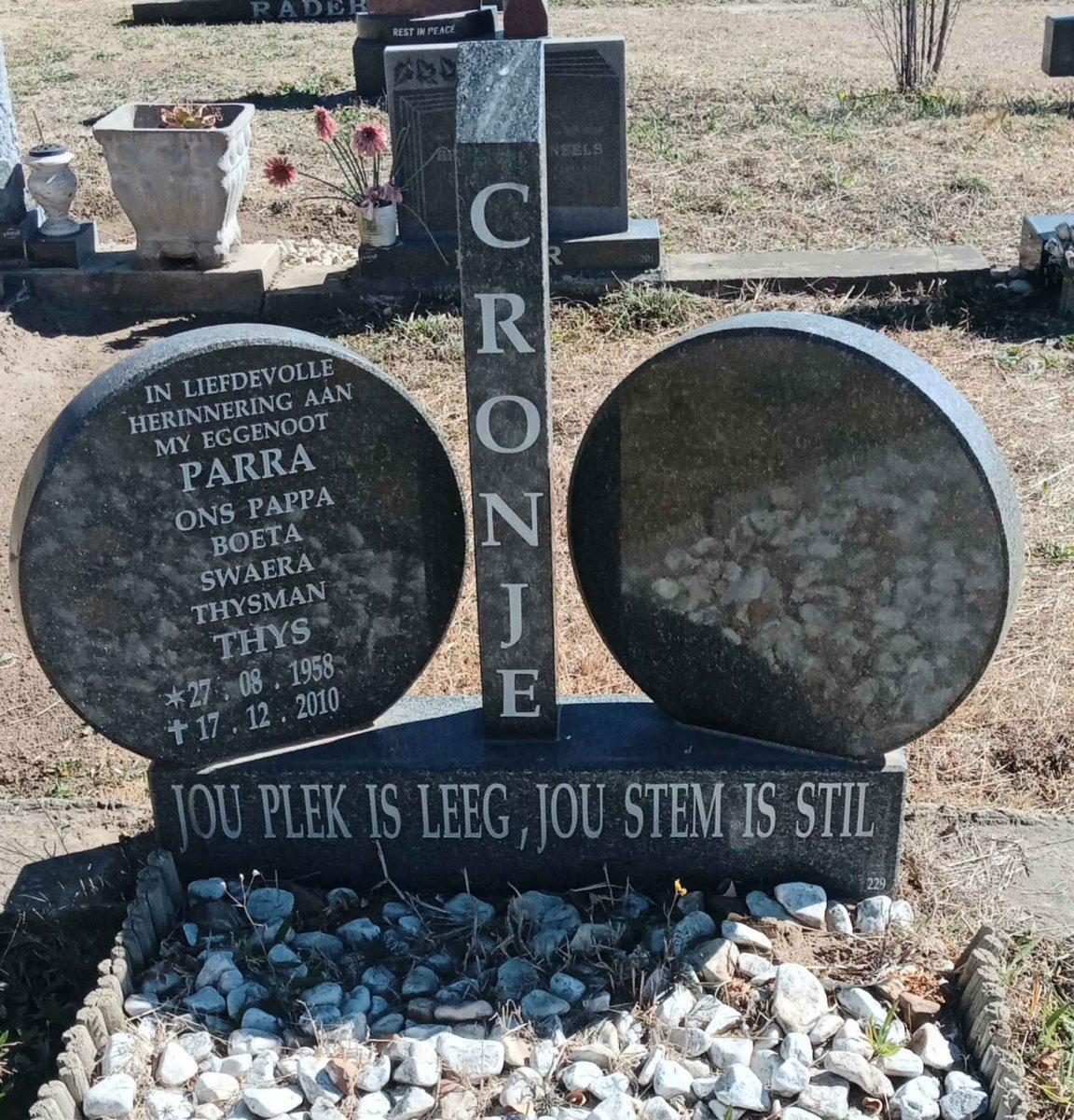 CRONJE Thys 1958-2010